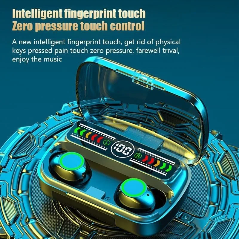 M100 Tws Earphones … - image