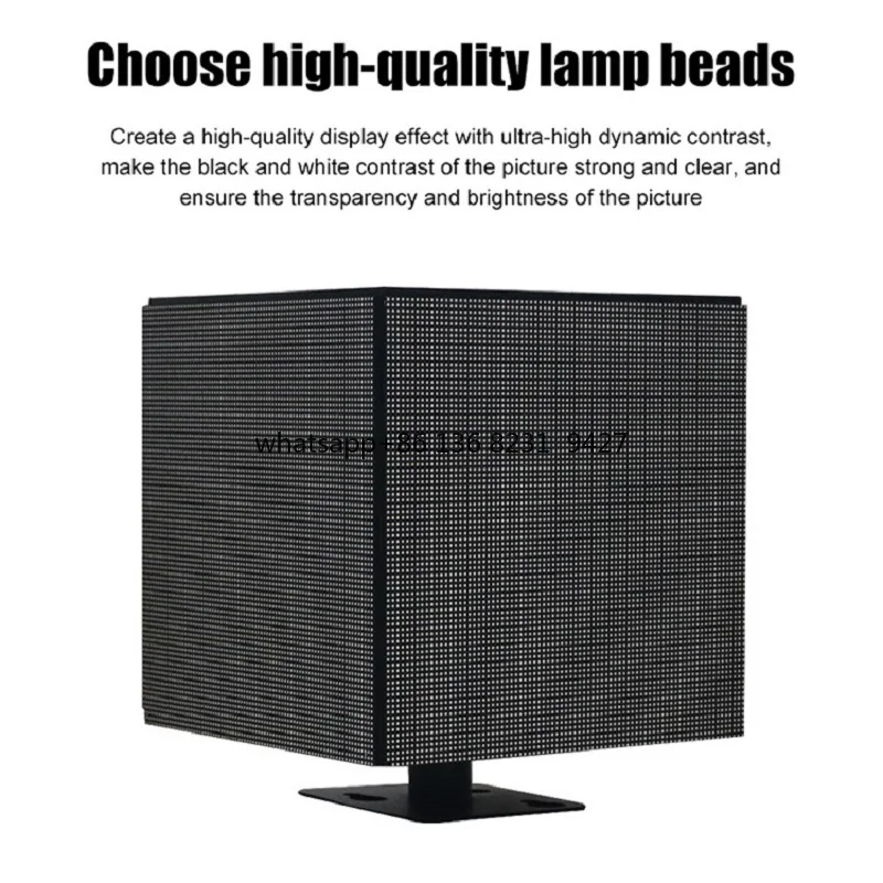 

4G Wifi Control Oem Odm Wall Mounted 360 Degree Shop Advertising Indoor Outdoor P2.5 3d Video Magic Cube Led Display Screen