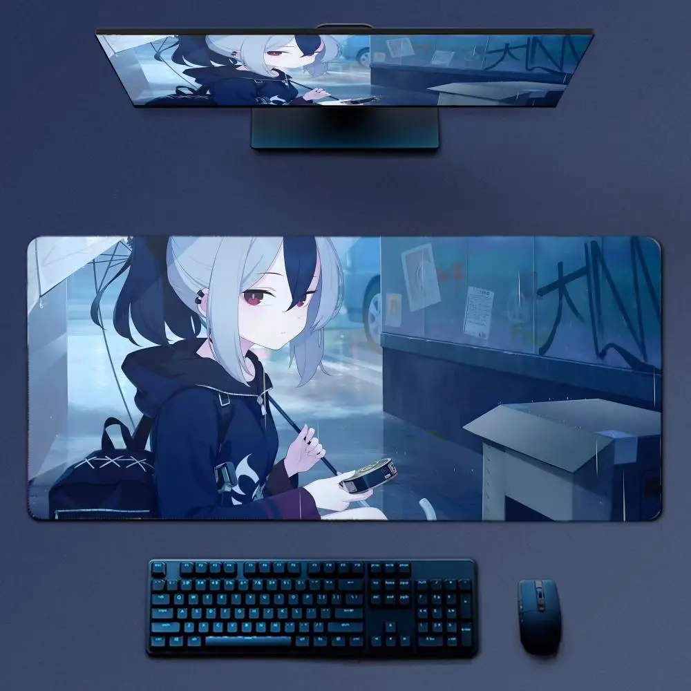 Game Mousepad With Pad gaming accessories Prime Gaming XXL Onigata Kayoko Blue Archive Mousepad Keyboard Pad Stitch Padding Mat