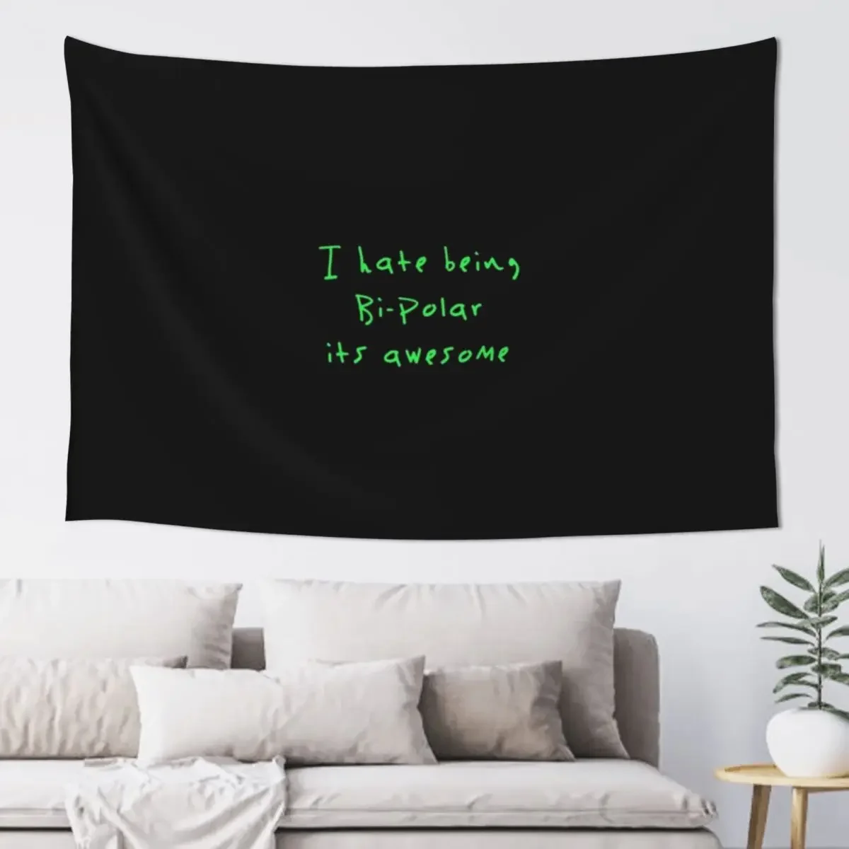 

i hate being bipolar its awesome Kanye West Tapestry Custom Bedroom Decor Wall Art Hanging Wall Tapestry