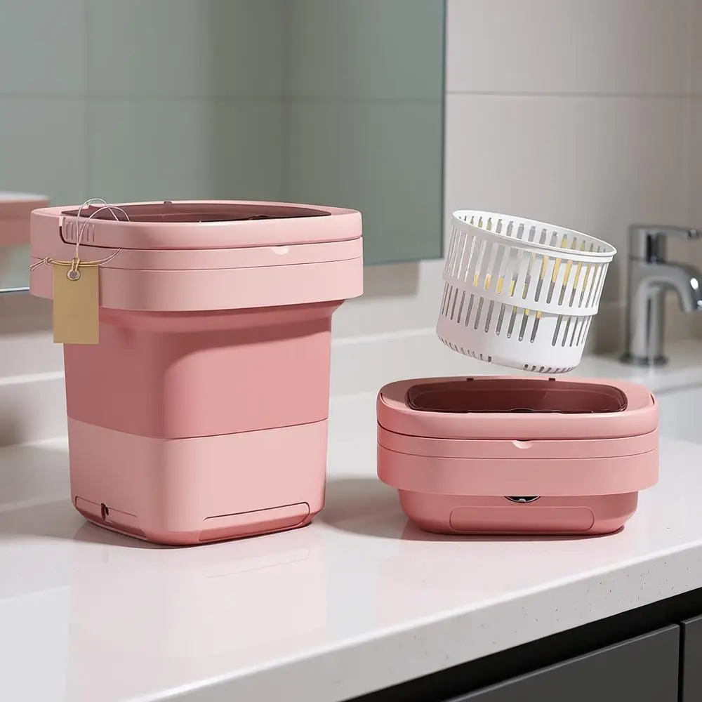 

Портативная стиральная машина, мини-стиралка, 11 л, улучшенная модель с увеличенной емкостью для глубокой очистки нижнего белья, детской одежды и других мелких вещей