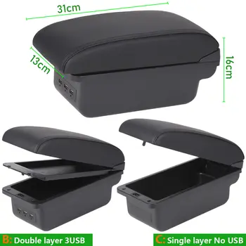 適用於現代i30的扶手箱,也適用於現代伊蘭特旅行版、i30 FD、i30cw車型,2007-2011款汽車扶手箱儲物盒,專用汽車配件 10 最佳銷售 現代i30扶手 - №7