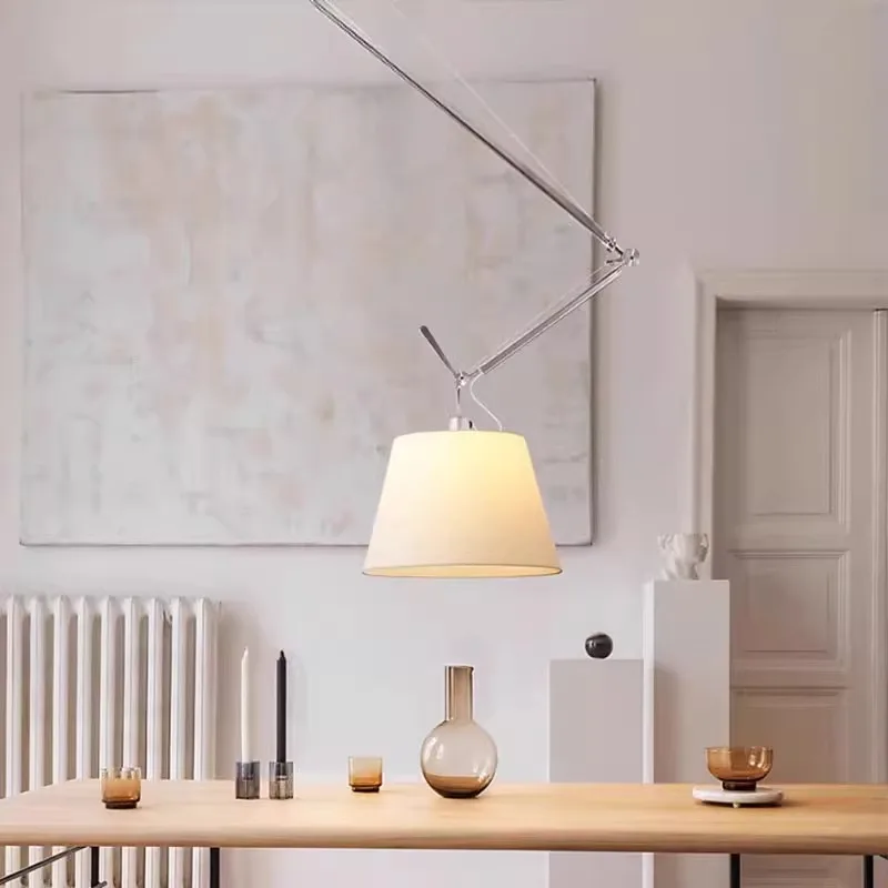 

Vintage Adjustable Swing Arm Pendant Light Italian Design for Bar Study