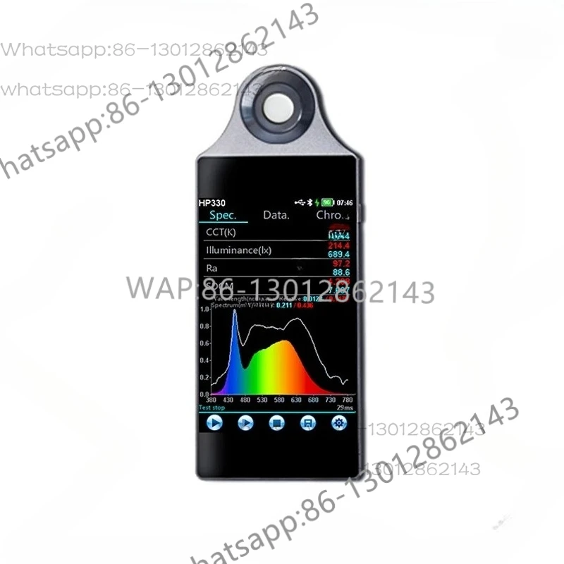 

Новый лабораторный спектрометр HP330 (380-780 нм) с Bluetooth-подключением для измерения цветовой температуры и света