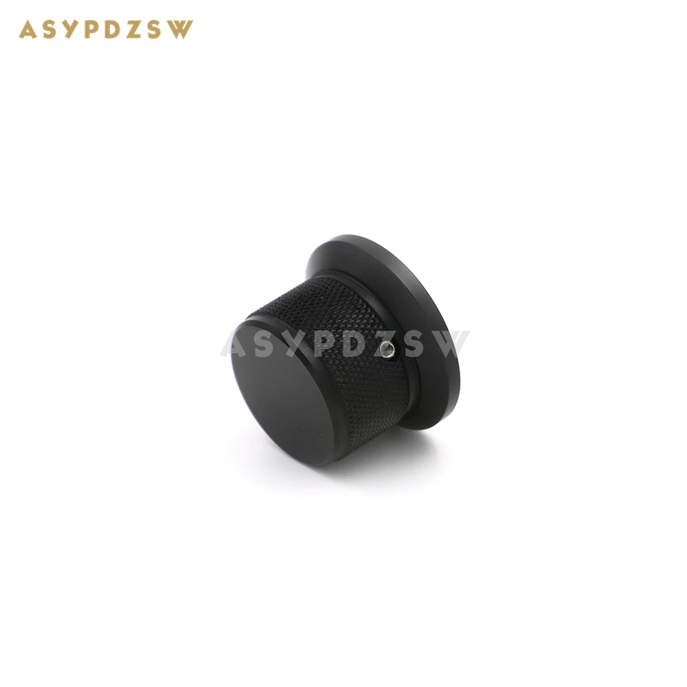 1 Chiếc Knurled Bạc/Đen/Vàng 38*30*25 Full Nhôm Khuếch Đại Chắc Chắn Tập Chiết Áp Núm Vặn