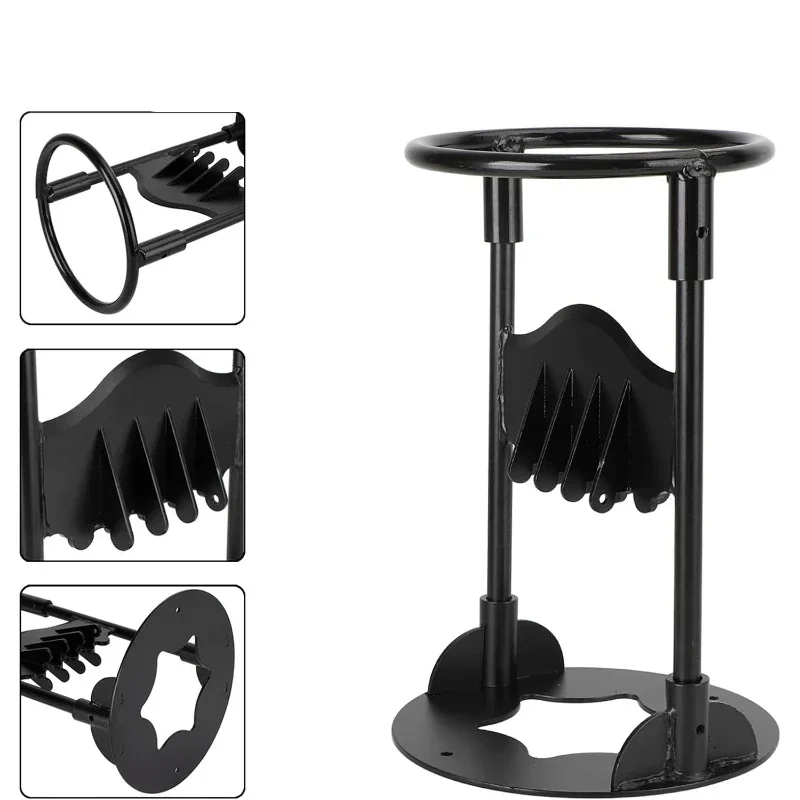 فاصل حطب منزلي مريح، رف تقسيم الحطب اليدوي، وجهاز تقسيم الحطب للتخييم في الهواء الطلق