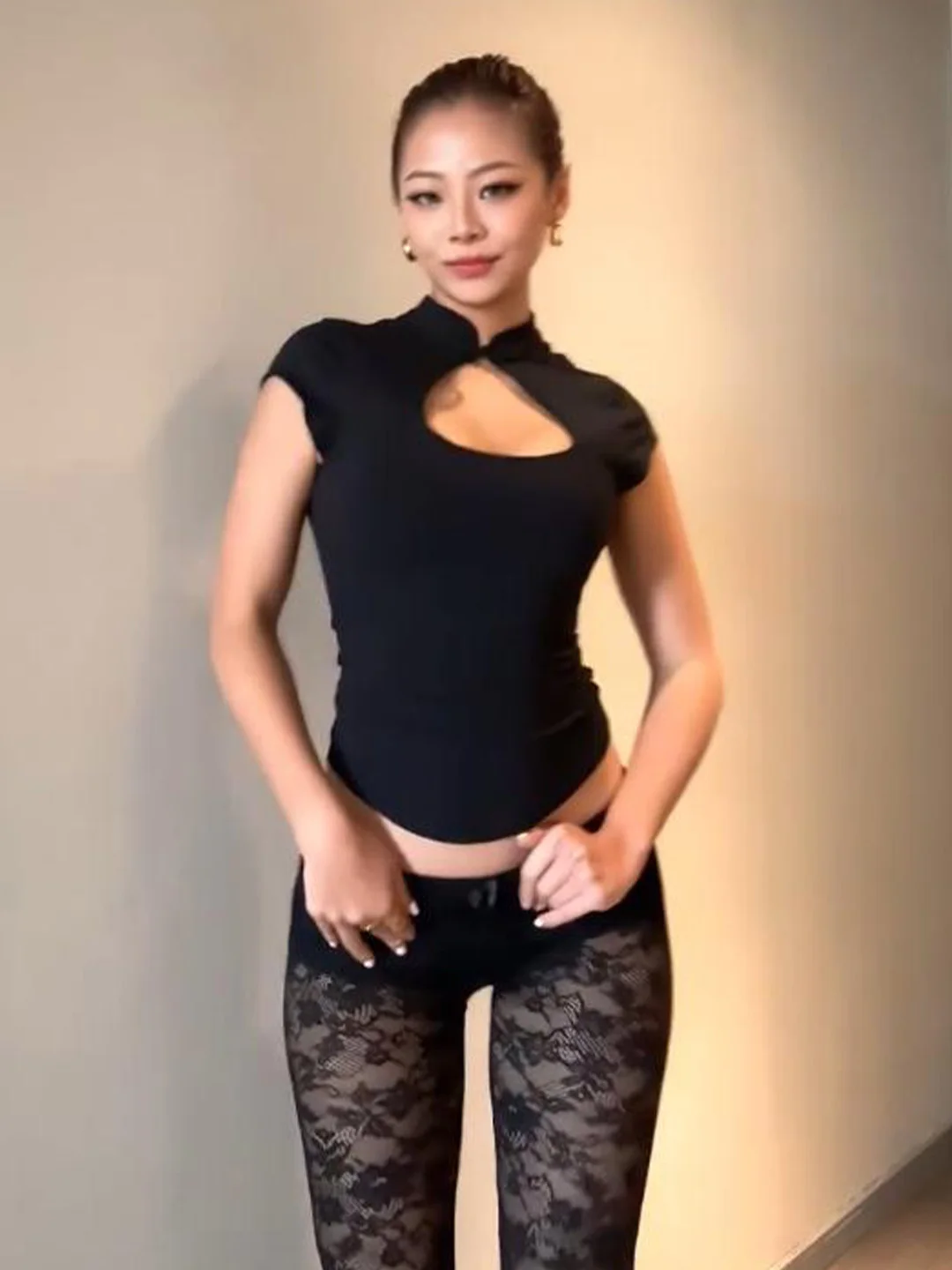 New Chinese Style Short Sleeve Slim Fit T-Shirt Women Summer Pure Desire Spicy Girl Design Sensation Tight Versatile Little F...