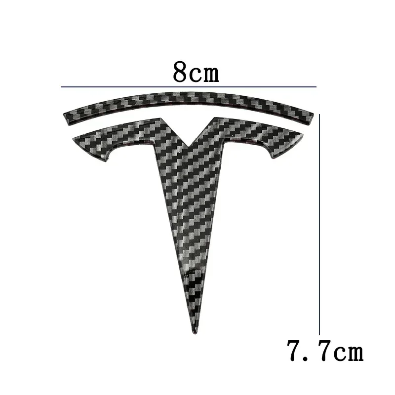 ABS for Tesla Model 3 Mode Y Car Front Hood Logo Cover Emblem Sticker Styling Auto Body Rear Trunk Badge Accessories