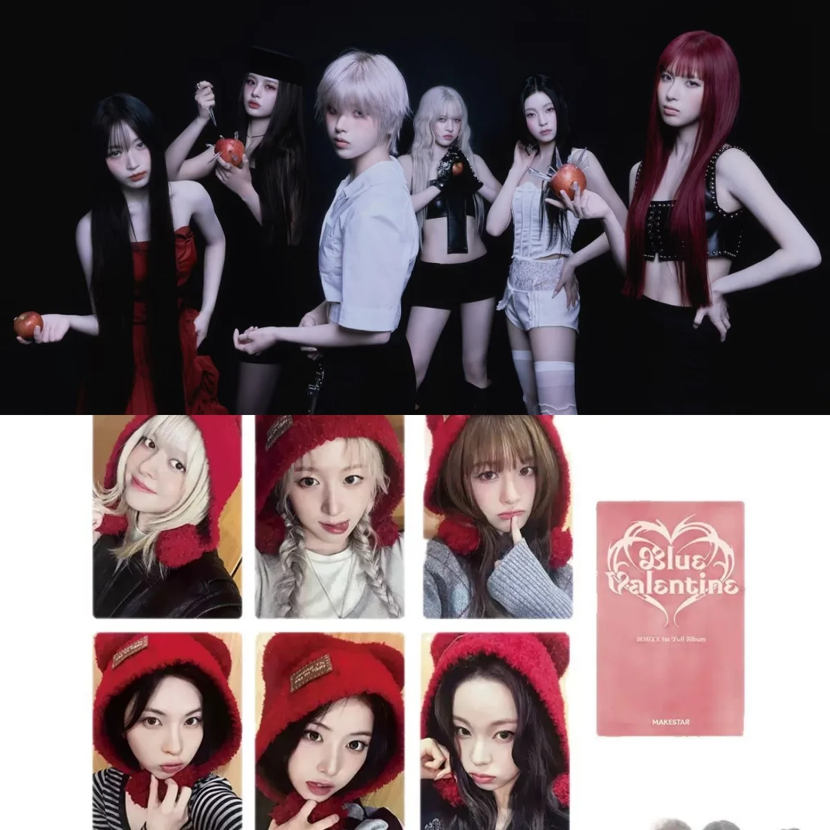 6PCS Kpop Idol NMIXX Album 