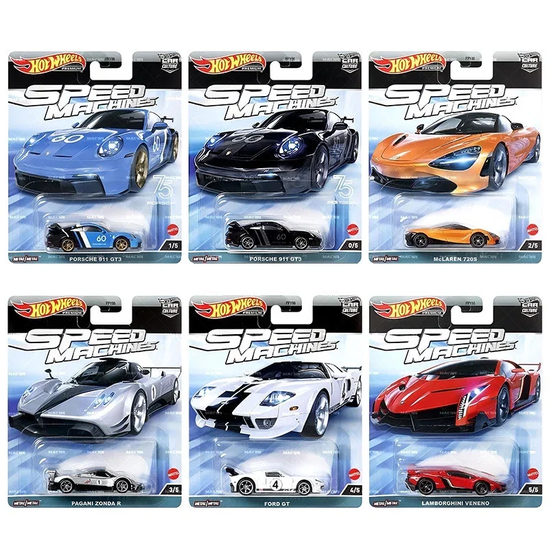 Hot Wheels-coches de juguete para niños, supercoche R8, modelo fácil, Hotwheels, regalos de cumpleaños, caja sorpresa, fundido a presión, 1/64