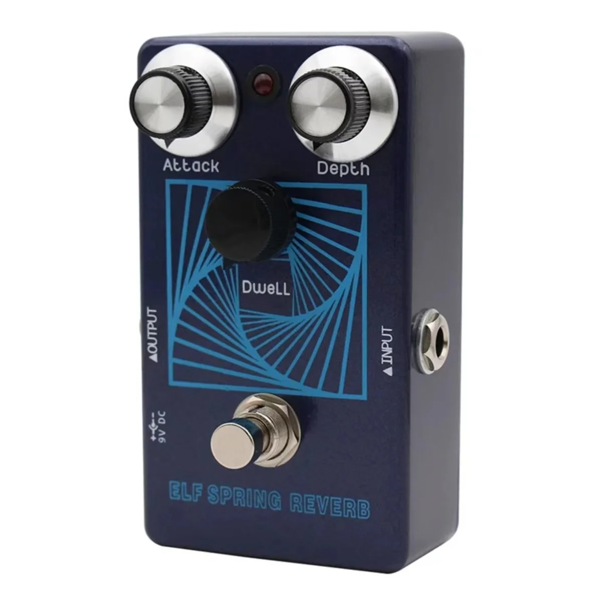 Mosky ELF Spring Reverb Guitar Bass Effect Pedal, Creepy Analog Digital Reverb Vintage Voiced Echo True Bypass Mini Pedal view 3
