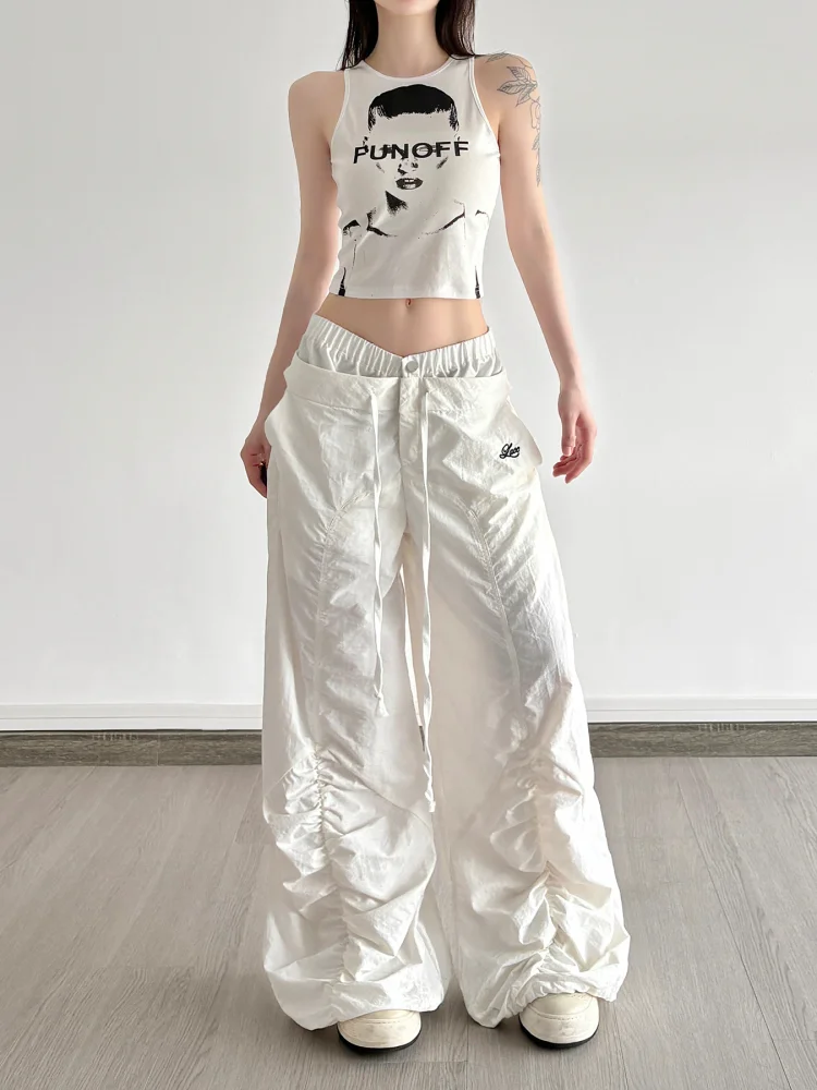 سراويل المظلة النسائية أرخص الشتاء الصوفية متوهجة صورة ظلية خمر في الهواء الطلق المتضخم مبطنة بالصوف مريحة الشمال الحد الأدنى #3