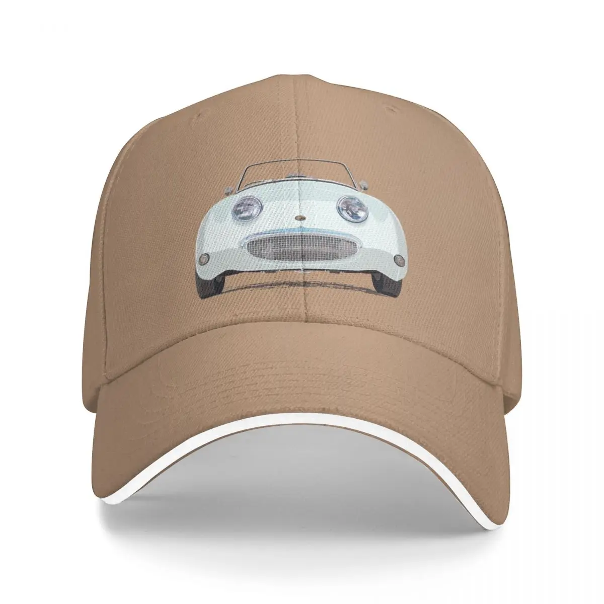 New White Frogeye/Bugeye Sprite, the little 'Healey' with a big smile Bucket Hat Baseball Cap hats hat for women Men's