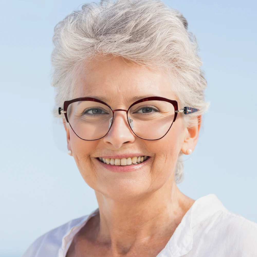 

YINSQER металлические очки для чтения «кошачий глаз» женские модные оптические очки для близорукости и дальнозоркости по индивидуальному заказу