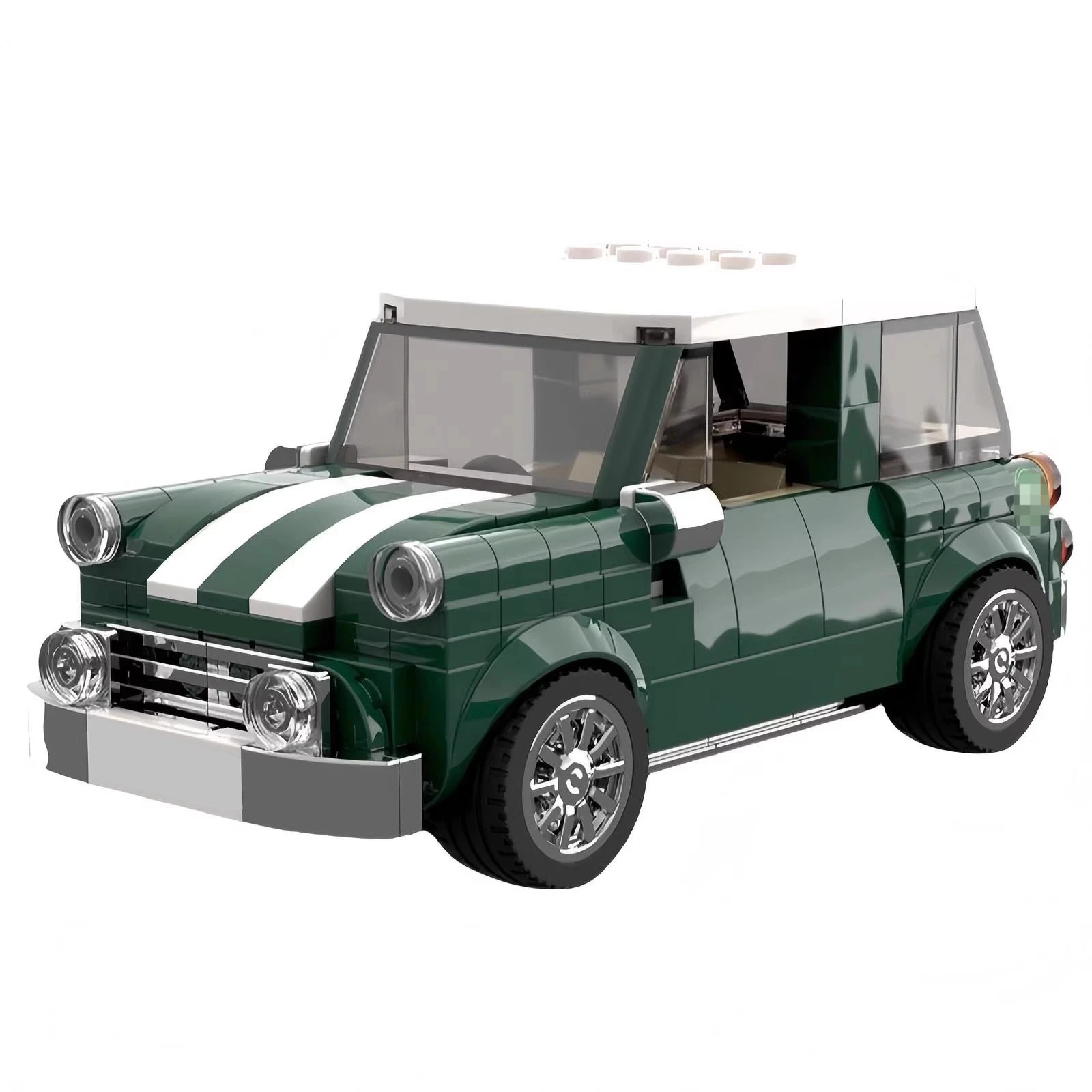 

Classic Retro Vehicle Building Blocks MOC Supercar Mini Cooper Model Children's Puzzle Assembly Toy Adult Birthday Gift Ornament