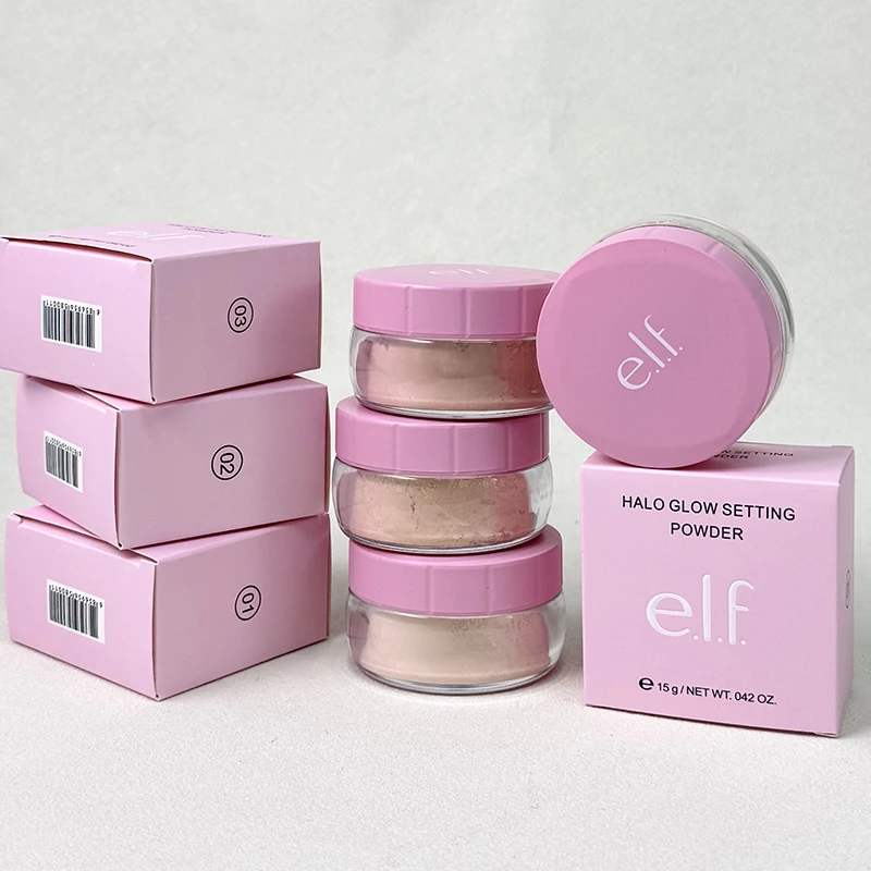 Fashion Brand Elf Setting Powder Matte Lasting Oil Control Honey Powder Nourish Moisturizing Lip Gloss Lipstick Makeup Cosmetics