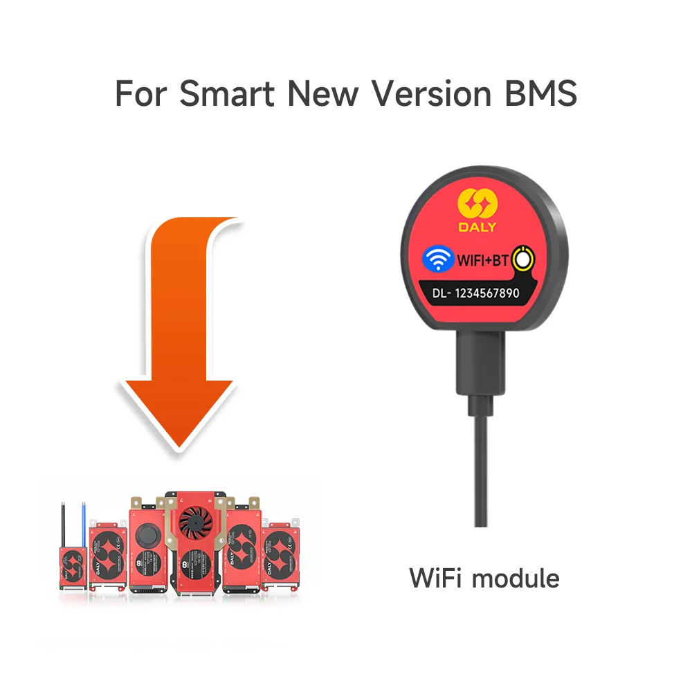 Daly Smart BMS Lifepo4 Li-Ion Zubehör 3s-24s 30A-500A 4s 8s 16s Touch Control Bildschirm LCD Display und CAN BUS UND LIGHT BOARD