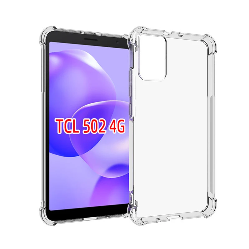 TCL 502 TCL502 4G Case Airbag Silicone TPU Bumper Shockproof Back Cover Phone Case for TCL 502 4G Air Cushion Clear Protector