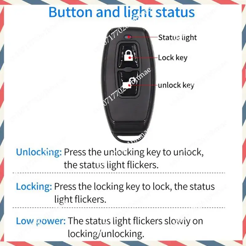 -A21Z 6X 2.4Ghz Wireless Remote Control Bluetooth Key Fob For TTLOCK Smart Door Lock Smart Devices Work With Ttlock APP