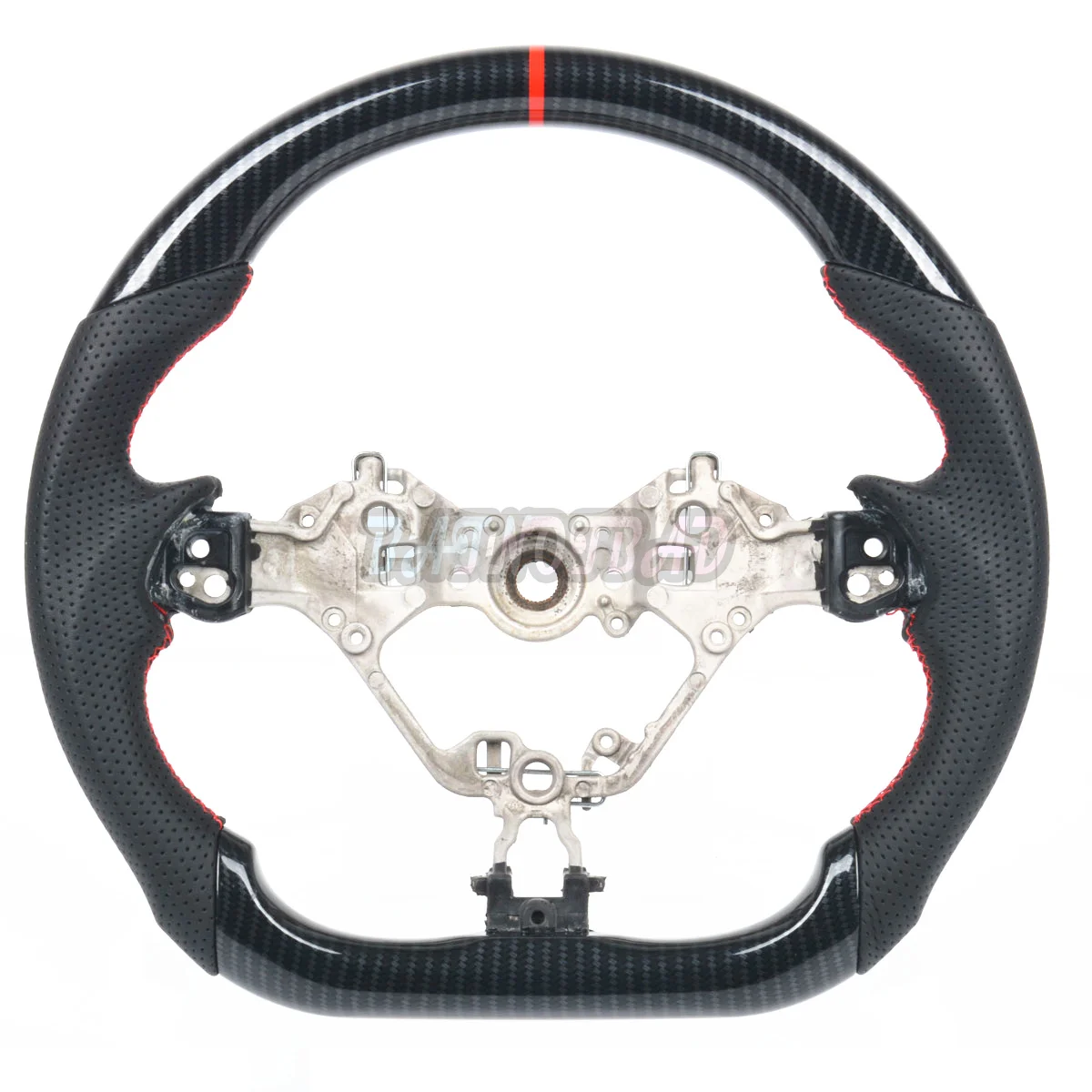 

Руль из углеродного волокна Hydro Dip для Toyota GR86 для Subaru BRZ 2017-2024, перфорированные кожаные ручки Nappa, гоночный стиль