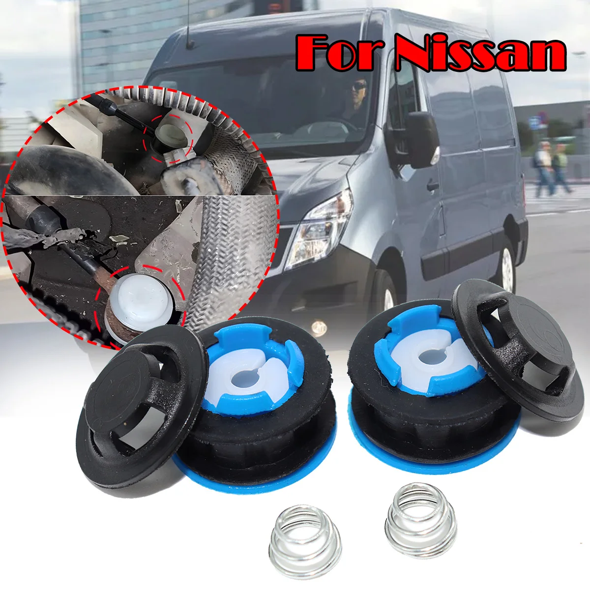 

2pcs Manual Transmission Gear Shift Cable Linkage End Rod Bushing For Nissan NV400 Interstar NV250 19-2012 Gearbox Shifter lever