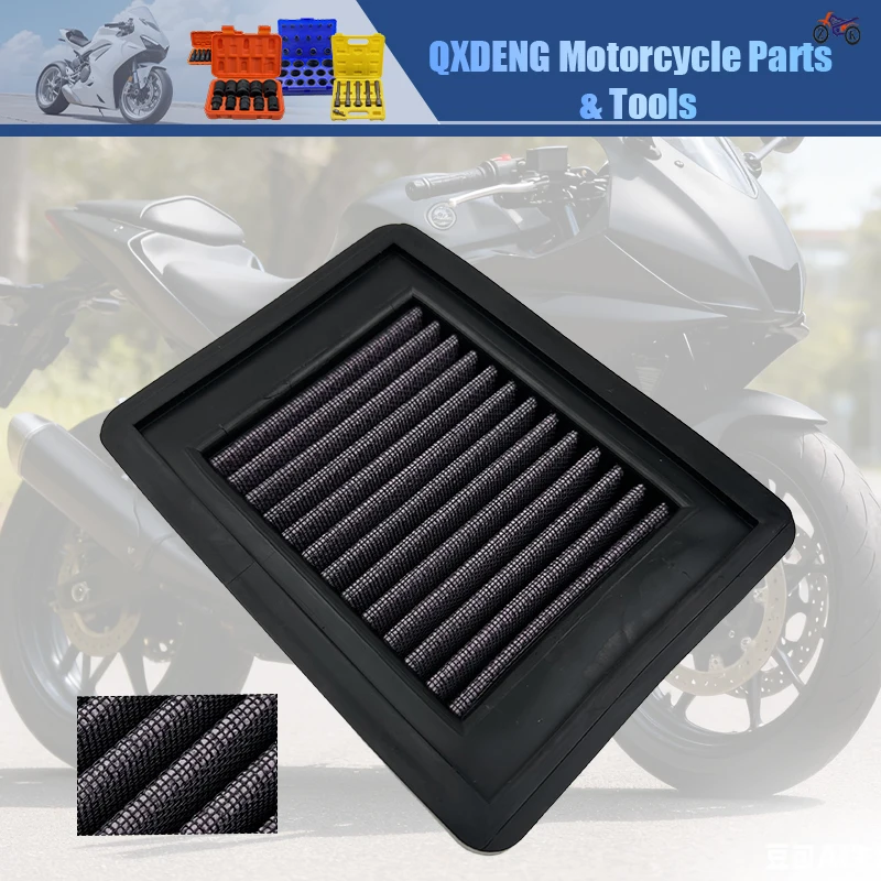 1 Stück Motorrad-Luftfilter für YAMAHA YZF-R3 YZFR25 MT03 FZ03 TMAX500 XP500 T-MAX530 Ansaugluftfilter Ersatz 1WDE44510000