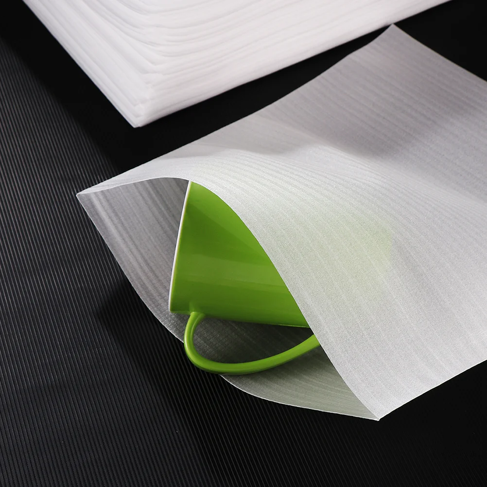 

100pcs Foam Bags Epe Pearl Cotton Pouches Shockproof Scratch Resistant Thick 0.5Cm 25X30Cm Reusable Protective Wrapping For