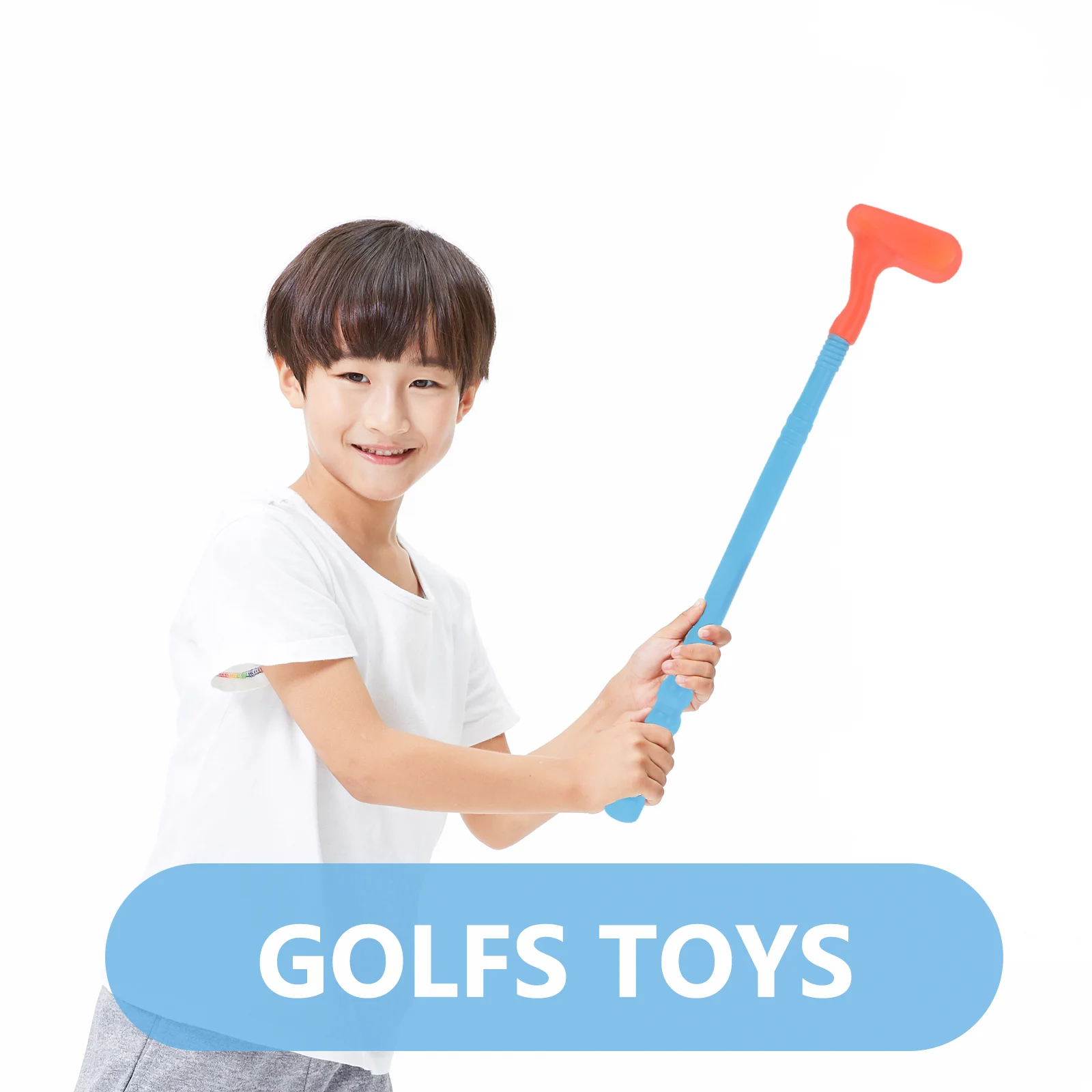 2 set mazze da golf golf giocattolo per bambini mini giocattoli educativi per bambini giocattoli interattivi per golfisti in plastica per bambini