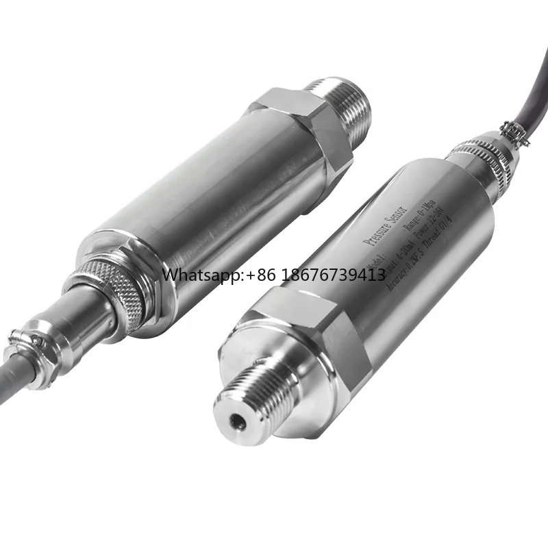 1.6Mpa 2.5Mpa Aviation Plug Pressure Sensor 4-20ma 0-10V Pressure Transmitter 0.2%FS Diffusion Silicon Pressure Transmitter