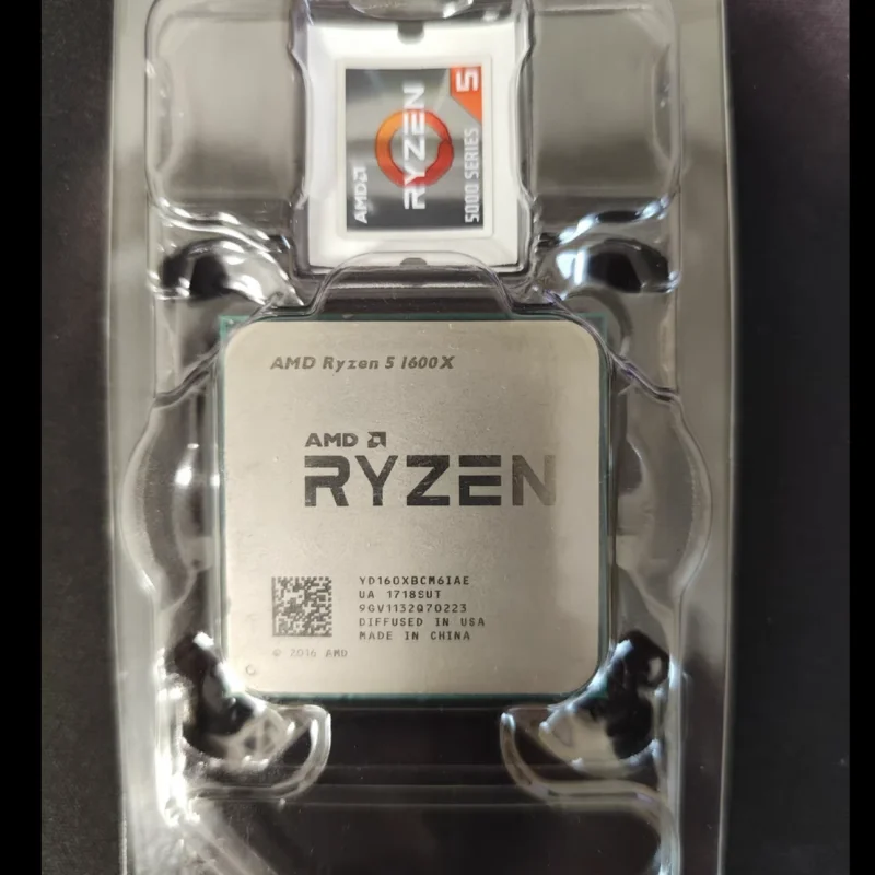 AMD Ryzen 5 1600X R5-1600X 3.6GHz 6Core 12Thr 95W Socket AM4 CPU Processors