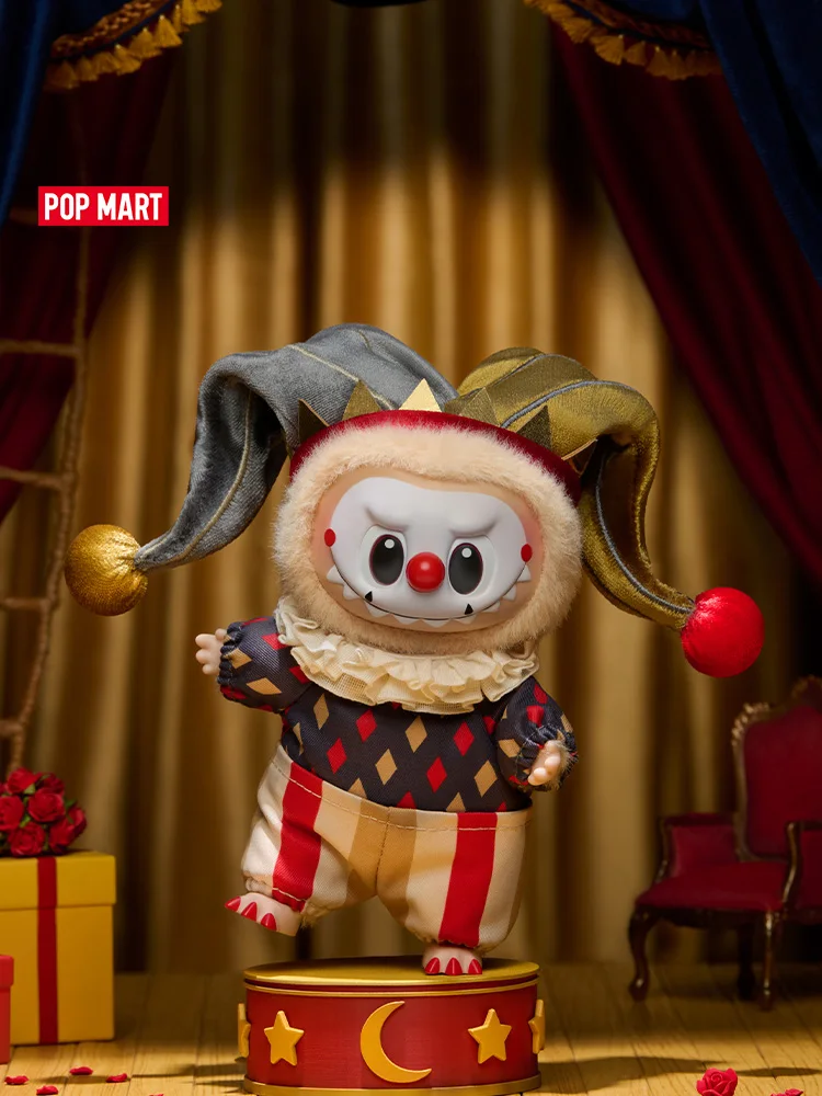 Scatola cieca POP MART autentica perché la serie così serio Pendenti in peluche in vinile Action Figure Cute Flame Clown Figure Giocattoli di Halloween Regali