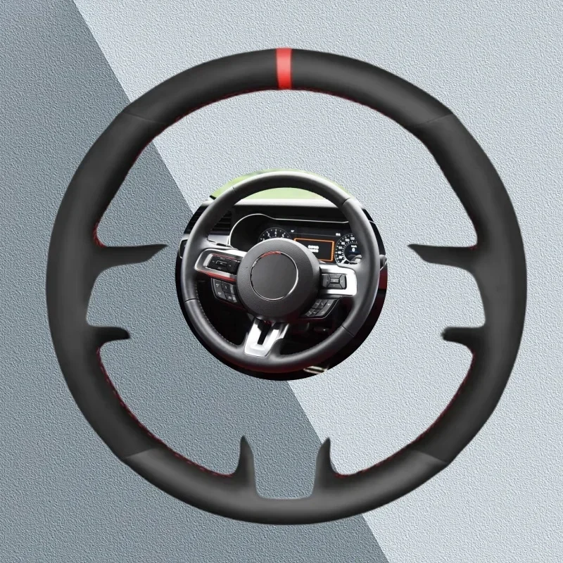 

Изготовленный на заказ чехол на руль автомобиля для Ford Focus 2015-2018 Kuga 2016-2019 C-MAX (Grand C-Max) 2015-2020, аксессуары для салона автомобиля