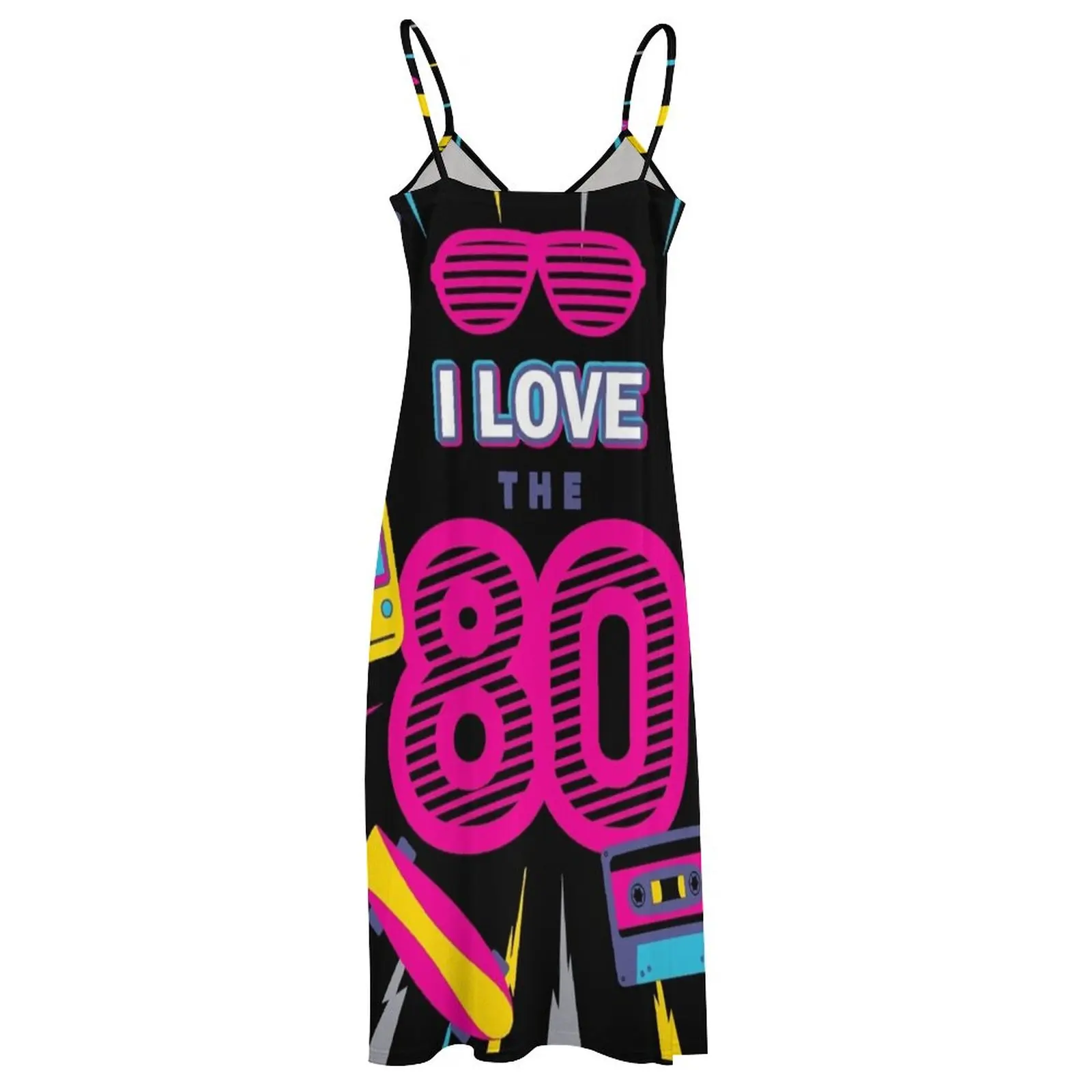 I Love The 80s retro style Sleeveless Dress dresses for special events dress party night party dresses women