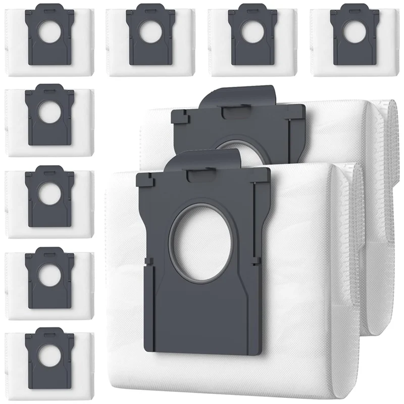 ABUD-10 แพ็คถุงเก็บฝุ่นสําหรับ Dreame X30 Ultra / X40 Ultra / L10s Pro Ultra หุ่นยนต์เครื่องดูดฝุ่นกระเป๋าอุปกรณ์เสริม