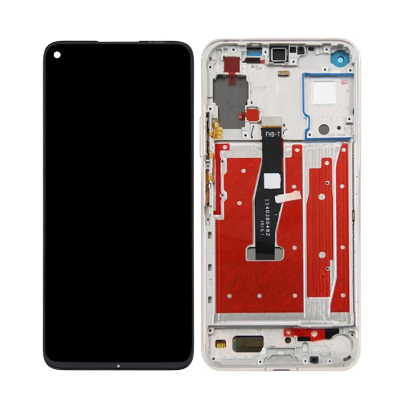 Original Touch Screen Digitizer Assembly Replacement with Frame, Huawei Honor 20 Pro, YAL-AL10, L41, Mobile Phone Display