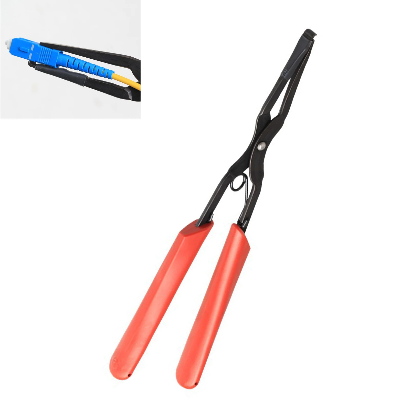 

Оптические клещи для оптоволокна с длинными губками, резиновой противоскользящей рукояткой и стальной головкой, портативные, для SC/LC