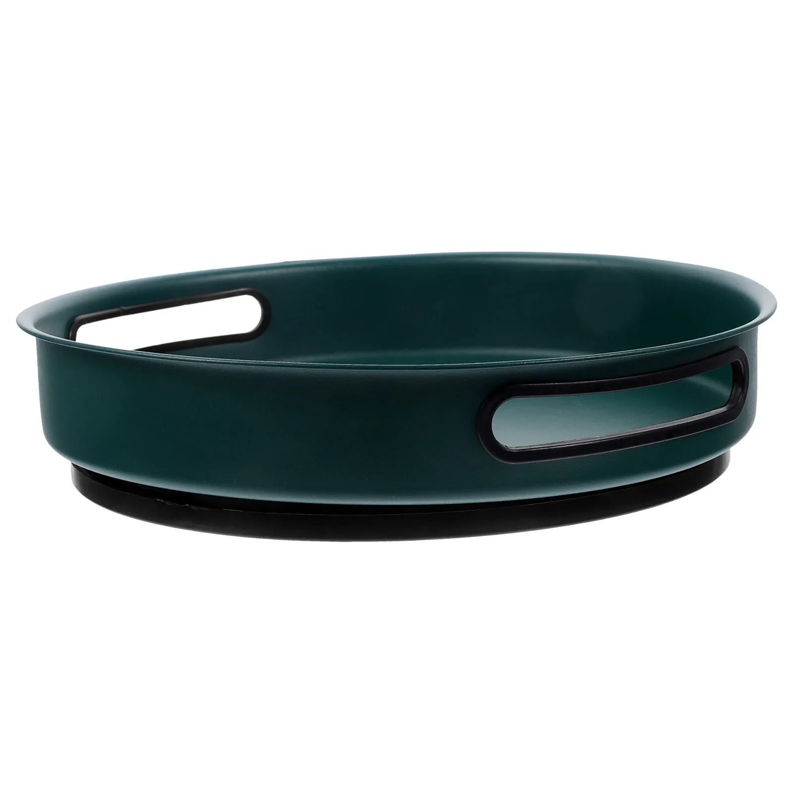 

Stainless Steel Rotating Spice Rack 25cm Mid Size Green Dual Hole Countertop ganizer Multifunctional Kitchen Storage Shelf