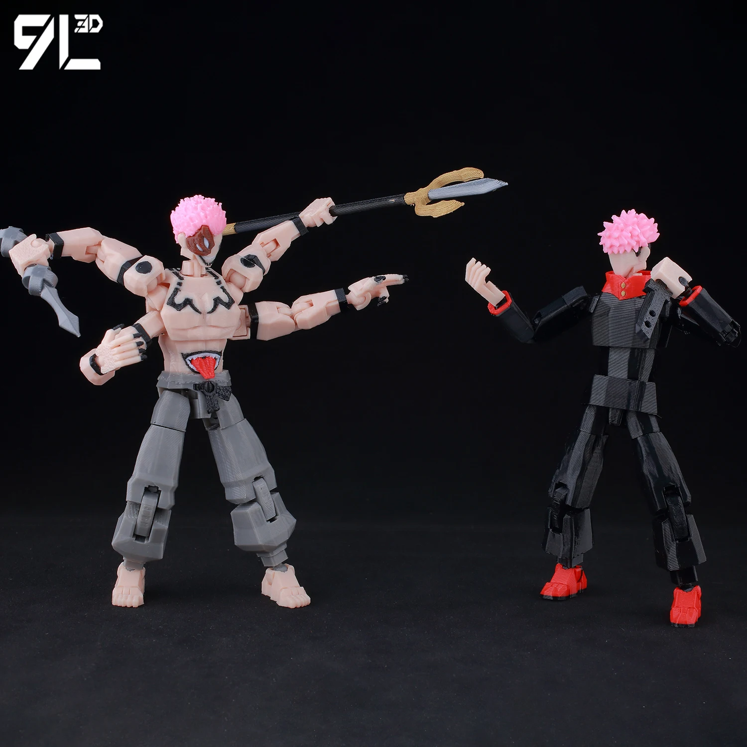 9L3D Jujutsu Kaisen Sukuna Yuji الشكل Lucky13 أنيمي تحصيل لعبة Titan13 متعددة المفاصل Poseable T13 ملعون الملك نموذج هدية