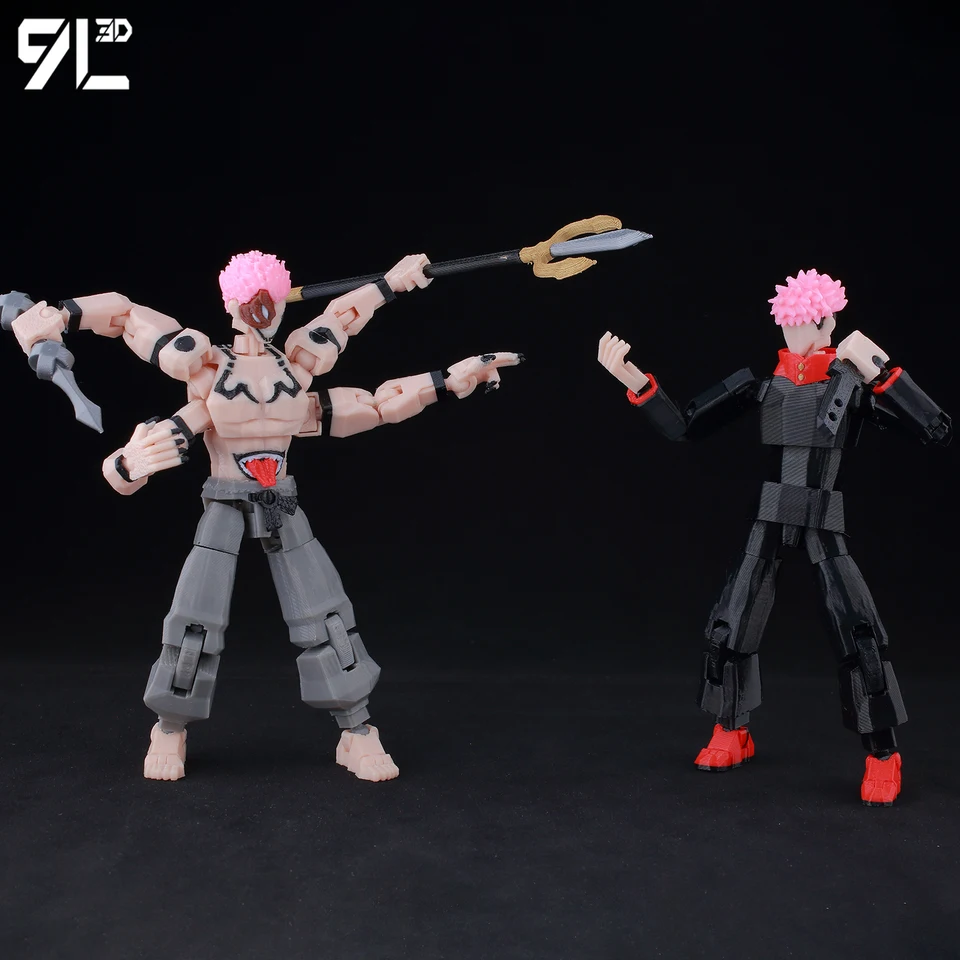 9L3D LUCKY13 横濱の宿儺 フィギュア T13 アニメ 多関節可動 Titan13