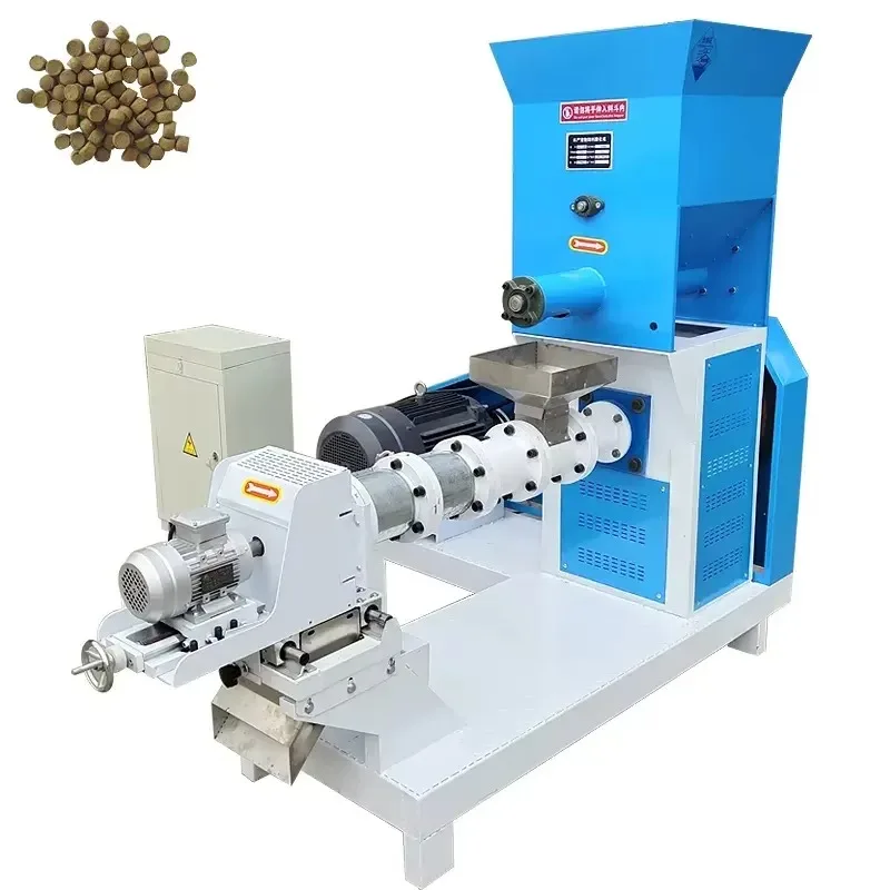 

Custom New Floating Fish Feed Extruder Pet Dog Cat Food Pellet Machine Animal Feed Processing Machine Industrial Grade