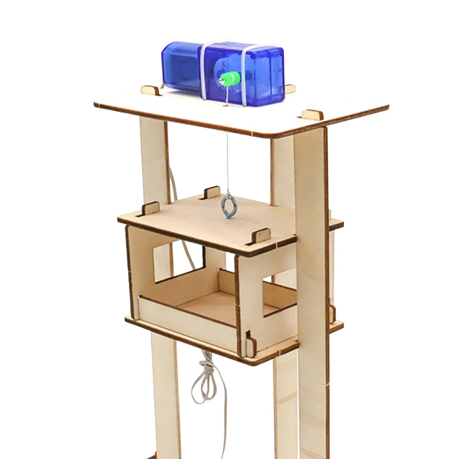 Giocattoli per ascensori in legno scienza kit di Gadget per l'apprendimento creativo esperimento scientifico