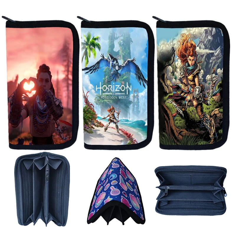 

Horizon Forbidden West Coin Wallet Cosplay Zero Dawn Aloy Coin Purse Case Wallets Gift Canvas Penny Coins Storage Bag