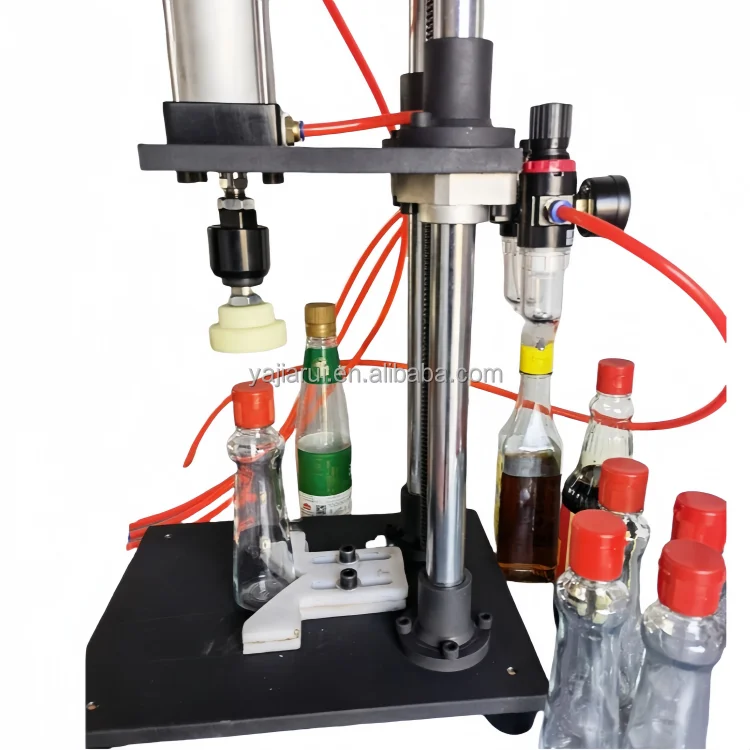 Hot Sale Semi-Automatic Desktop Small Bottle Sealing Machine Pneumatic Multi-Function Batch Perfume Oil Bottle Capping Machine