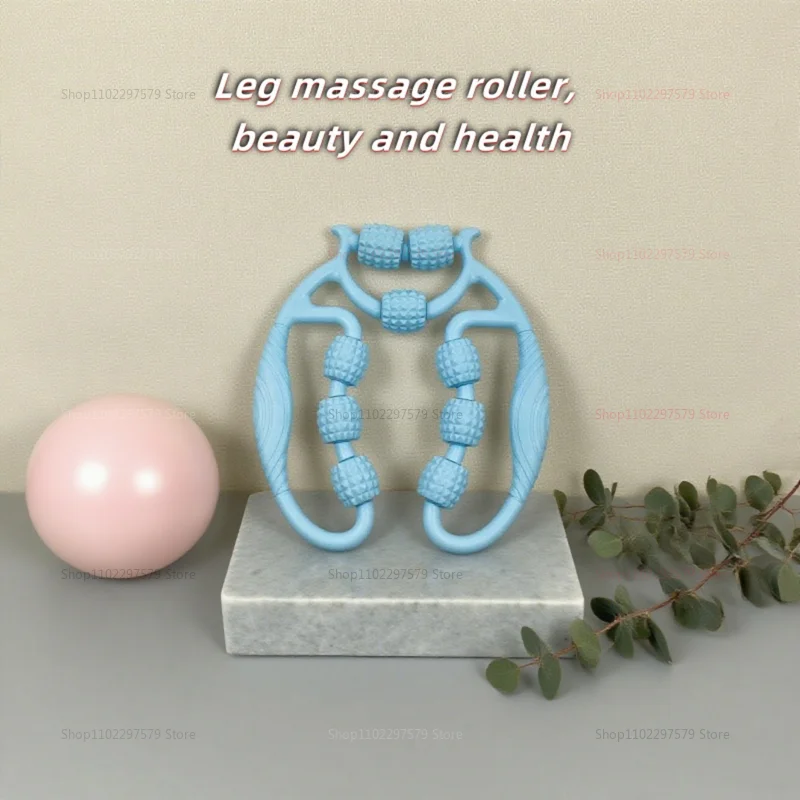 مدلك الساق بمشبك حلقي لتخسيس العجل واسترخاء العضلات وأسطوانة العجن مثالية لمعدات تمارين اللياقة البدنية في صالة الألعاب الرياضية المنزلية