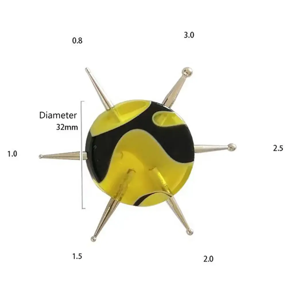 6 Head Nail Art Dotting Tools Disc Nail Drill Point Nail Tools Dot Painting Tools Nail Point Drill Pen DIY Art