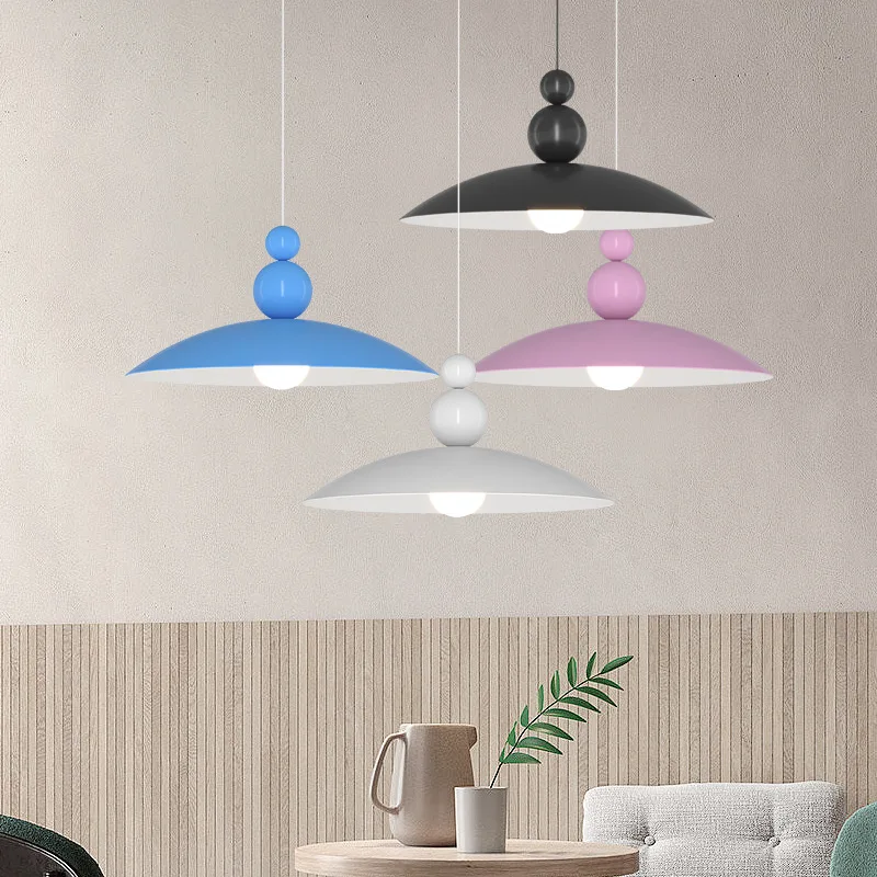 Simplicity Colorful Restaurant Pendant Lamp Nordic Postmodern Cuisine Home Decor Living Board Lamps Aesthetic LED Chandeliers