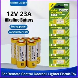 5PCS Dry Cell 12V 23A Alkaline Battery E23A A23 23GA A23S GP23A V23GA MS21 LRV08 For Doorbell Remote Control Electric Toy