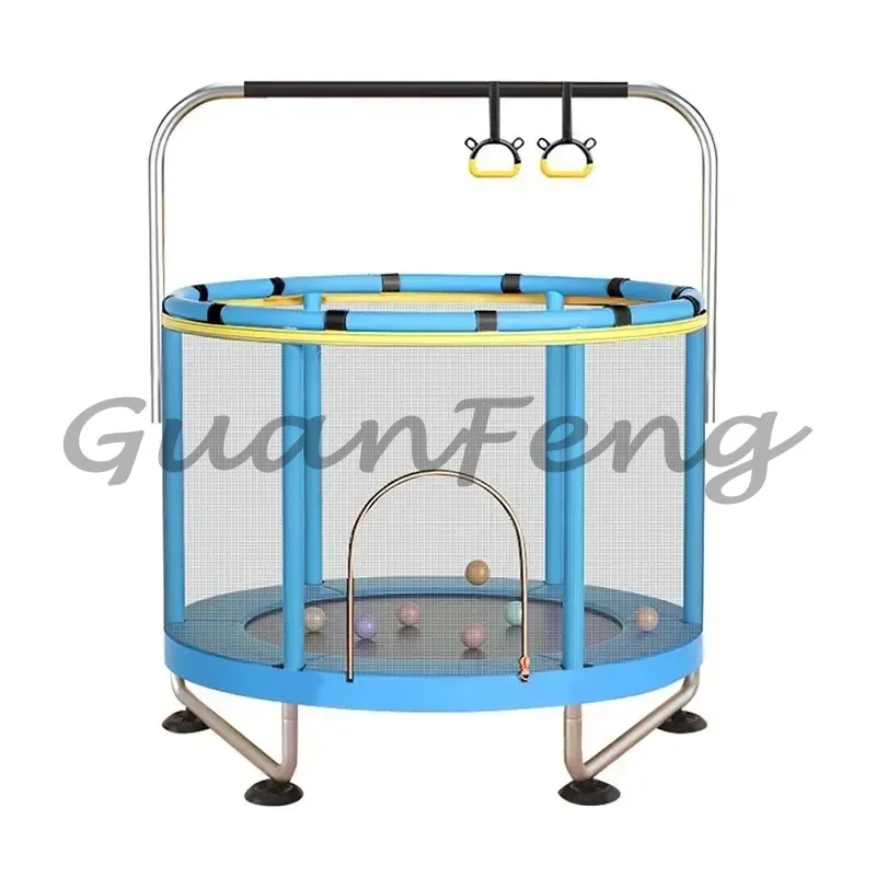 New Design Foldable Children Trampoline Bouncer, Compact Mini Home Trampoline for Kids Indoor Fitness & Play