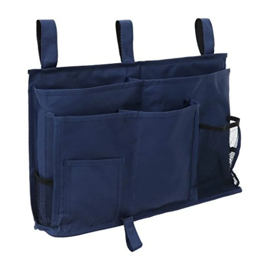 

Bunk Bedside Caddy - Hanging Storage Organizer for Books, Phones, Tablets, Accessory and TV Remote - Best for Headboards, Bed R