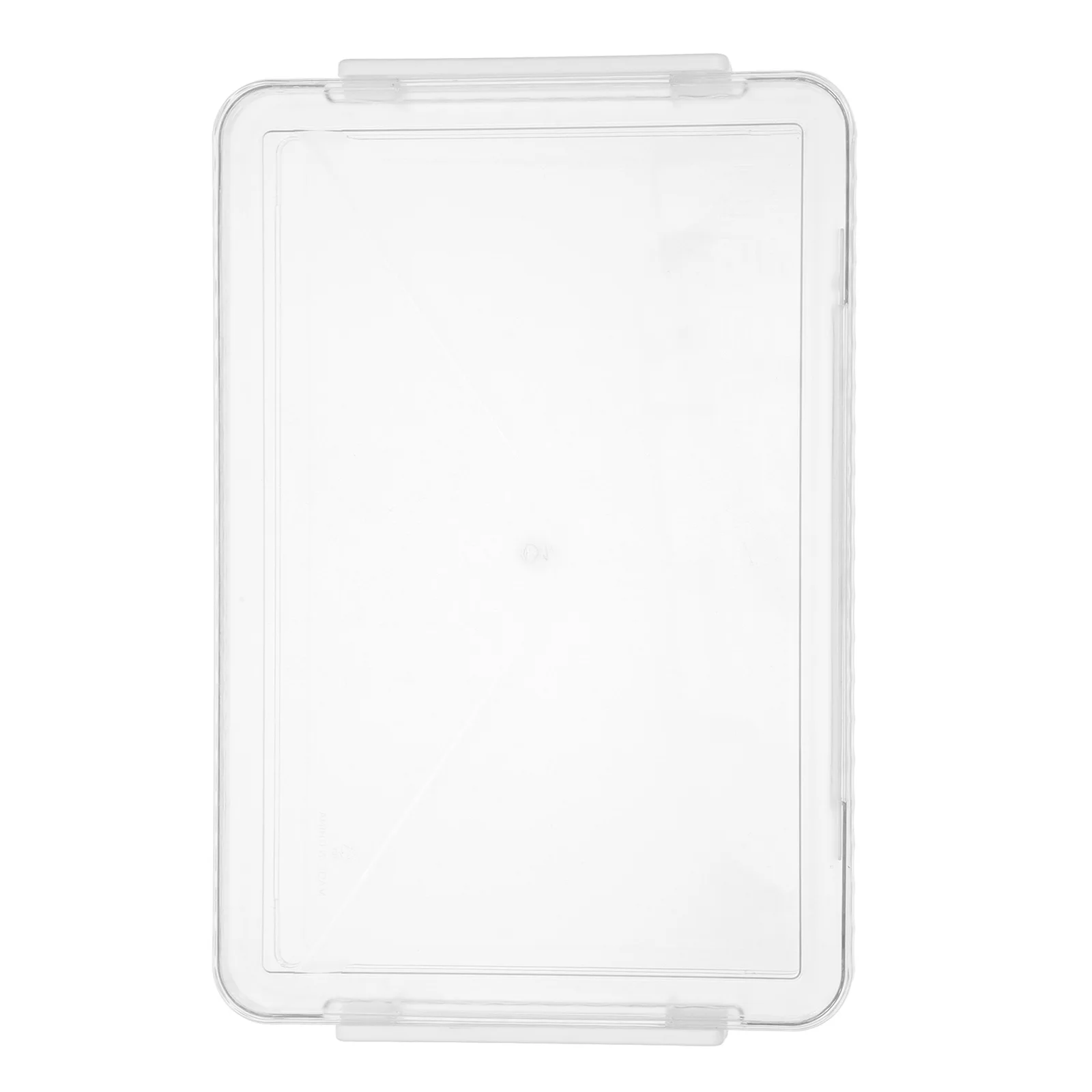 

Clear Pet Document Storage Box Waterproof Portable Organizer with Handle for Certificates and Files Plastic File Box